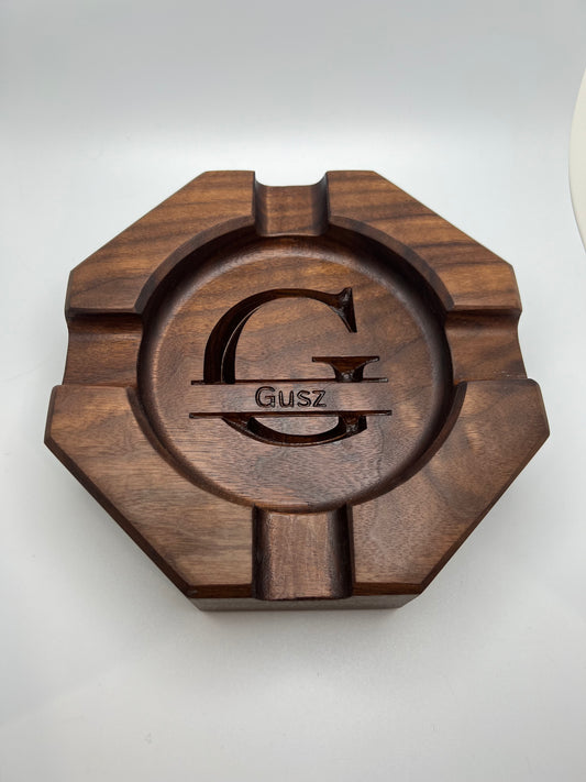 Octagon Hardwood Cigar Tray β Organizer & Catchall