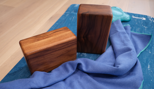 Hardwood Yoga Blocks – Handmade Solid Wood Support