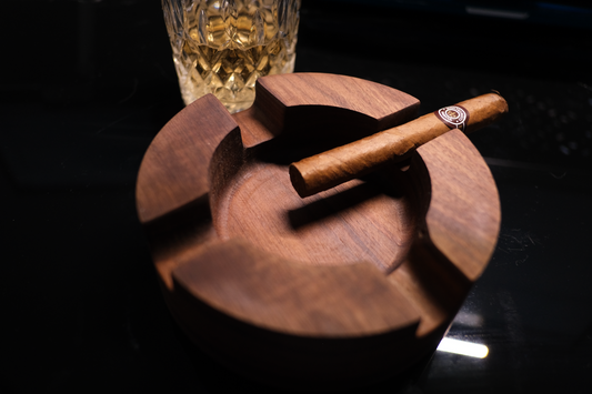 Personalized Wooden Cigar Ash Tray