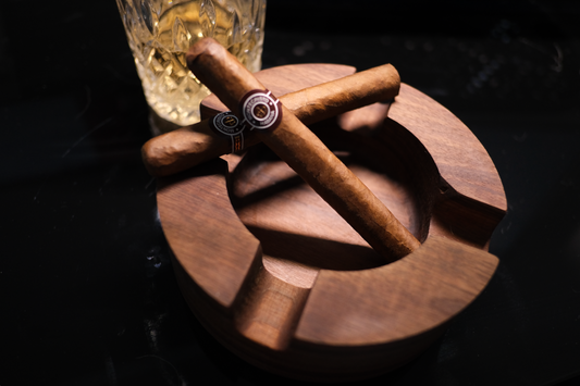 Personalized Wooden Cigar Ash Tray