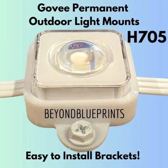 Govee permanent outdoor light mounting brackets and accessories