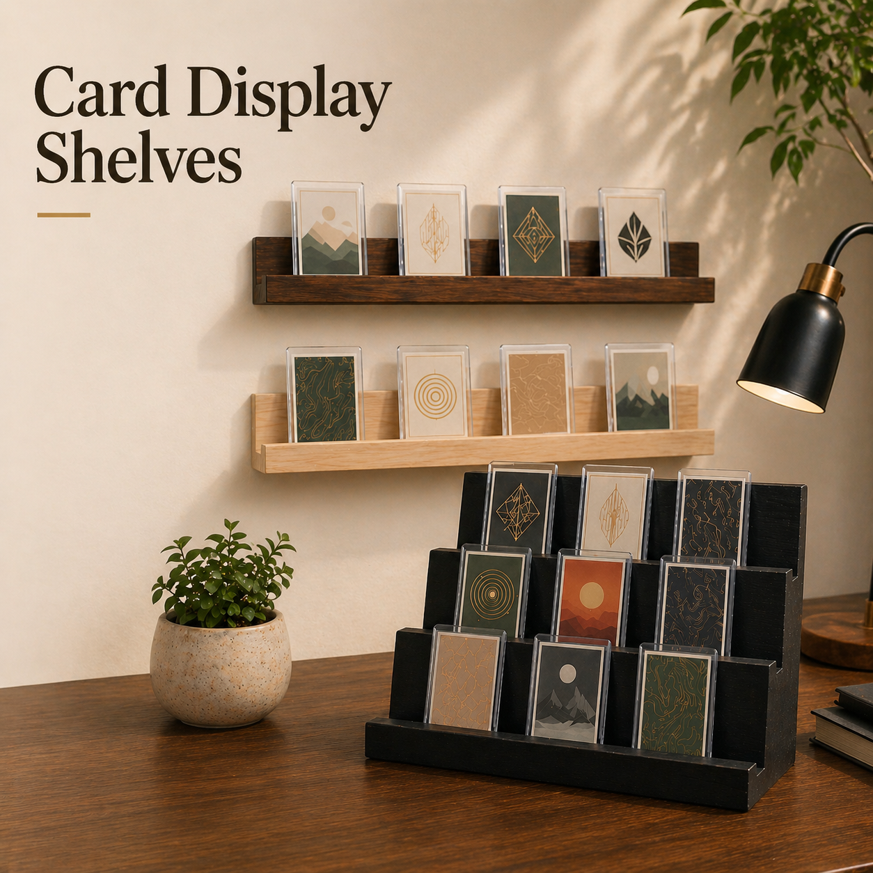 Card Display Shelves
