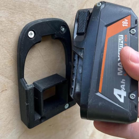 Ridgid battery wall mount