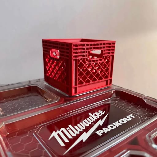 Accessory for Milwaukee packout - Mini crate mount