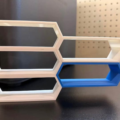 3D Printed Hexagon Modular Hot Wheels Display