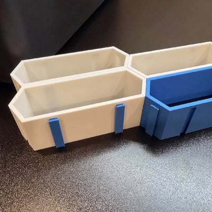 3D Printed Hexagon Modular Hot Wheels Display