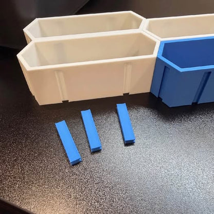 3D Printed Hexagon Modular Hot Wheels Display