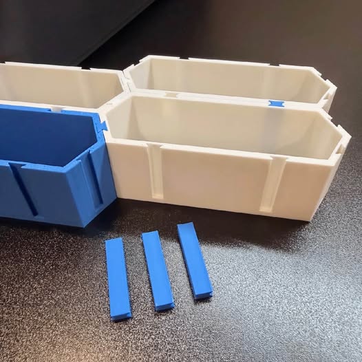 3D Printed Hexagon Modular Hot Wheels Display