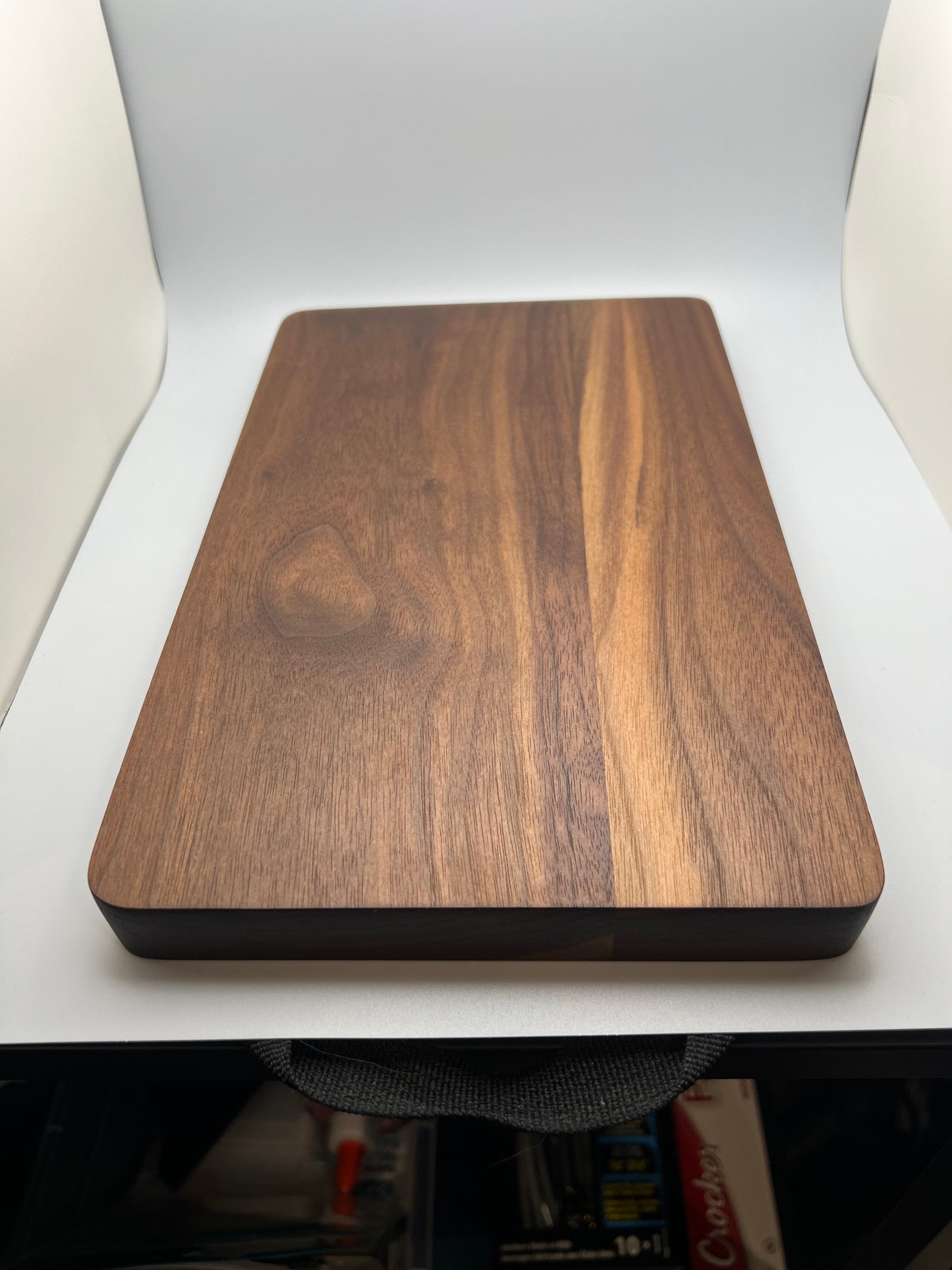 Custom Hardwood Tray with Coaster Cutouts – Personalized Engraving