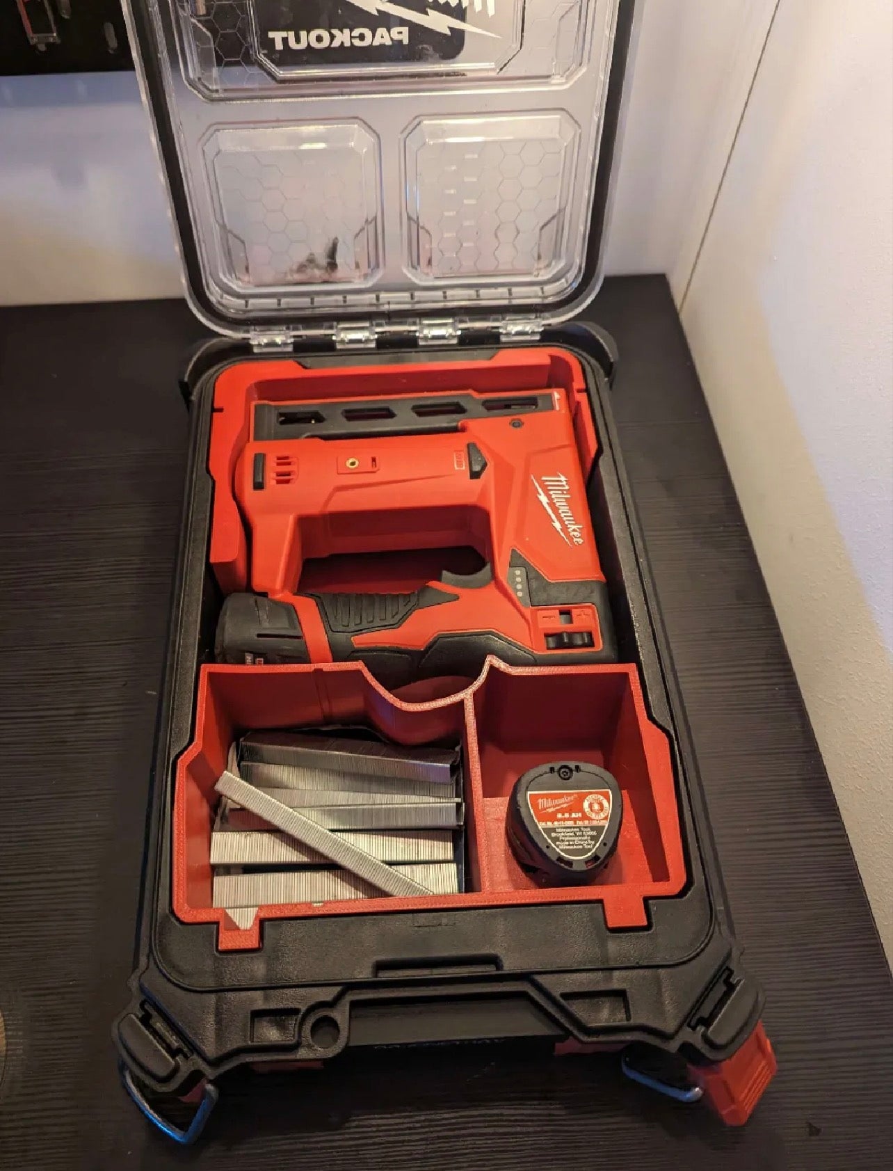 M12 Stapler insert for Milwaukee Packout