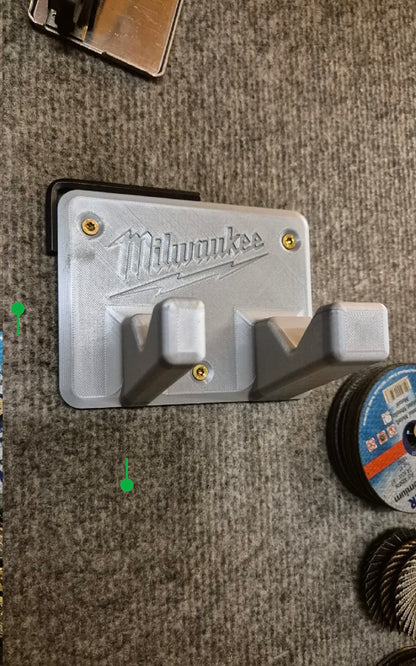 Wall mount for Milwaukee M12 FCOT angle grinder compact cut off