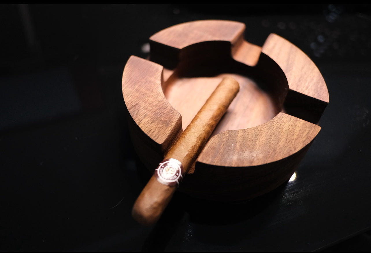 Personalized Wooden Cigar Ash Tray