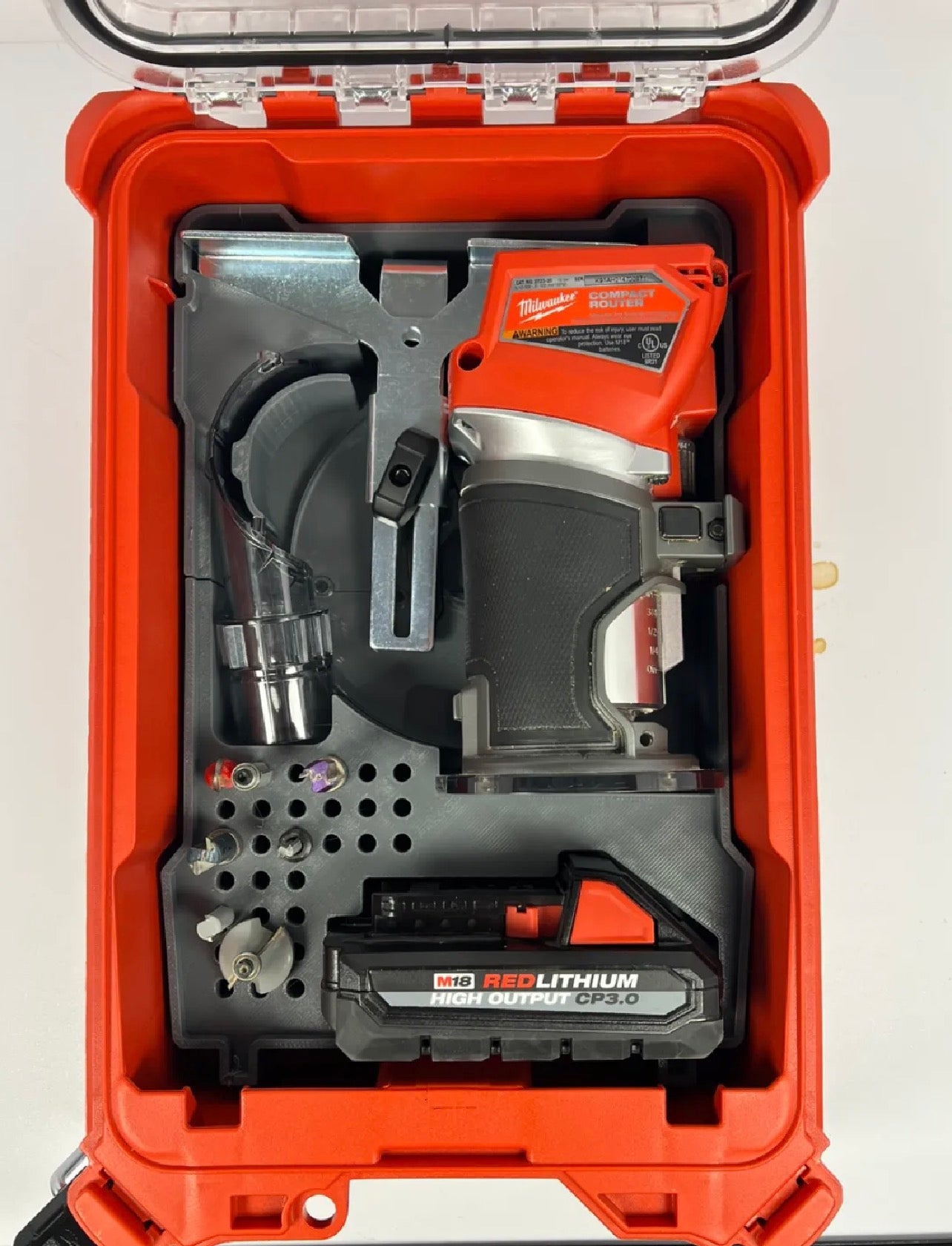 Packout Insert for Milwaukee M18 Compact Router