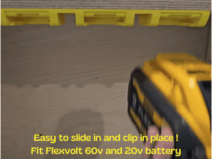 Dewalt 20v Battery Mount - Flexvolt 60v compatible