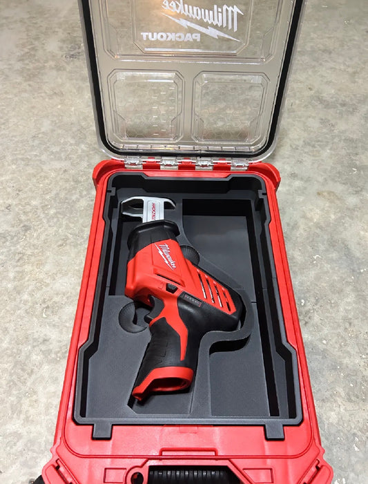 3d printed insert for Milwaukee Packout M12 Hacksaw
